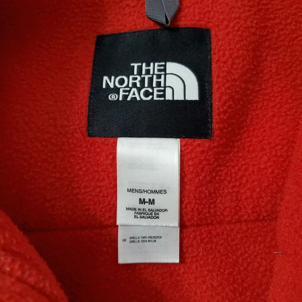 Vintage The North Face Retro Denali Jacket Mens Medium Red & Gray